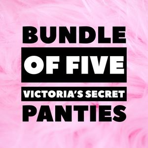 VICTORIA’S SECRET Mystery Bundle of Five Panties